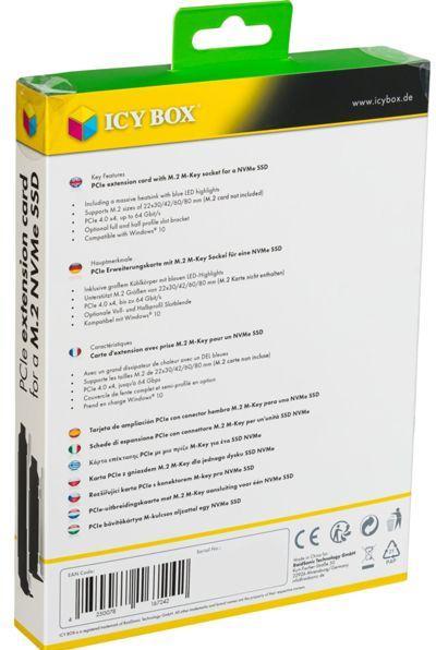 Actual product image Icy Box IB-PCI214M2-HSL