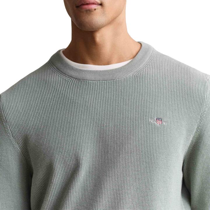Image du produit GANT Micro Textured Cotton C-Neck (M)