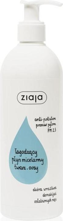 Ziaja Soothing micellar liquid for face and eyes 390ml (Mizellenwasser, 390 ml)