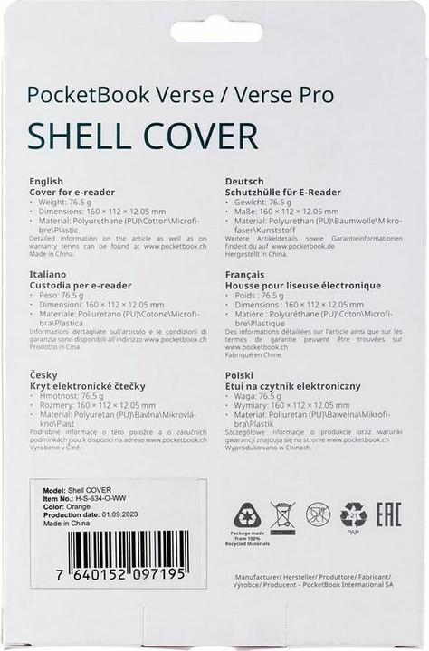 Immagine prodotto PocketBook Shell (Versi, Verse Pro)