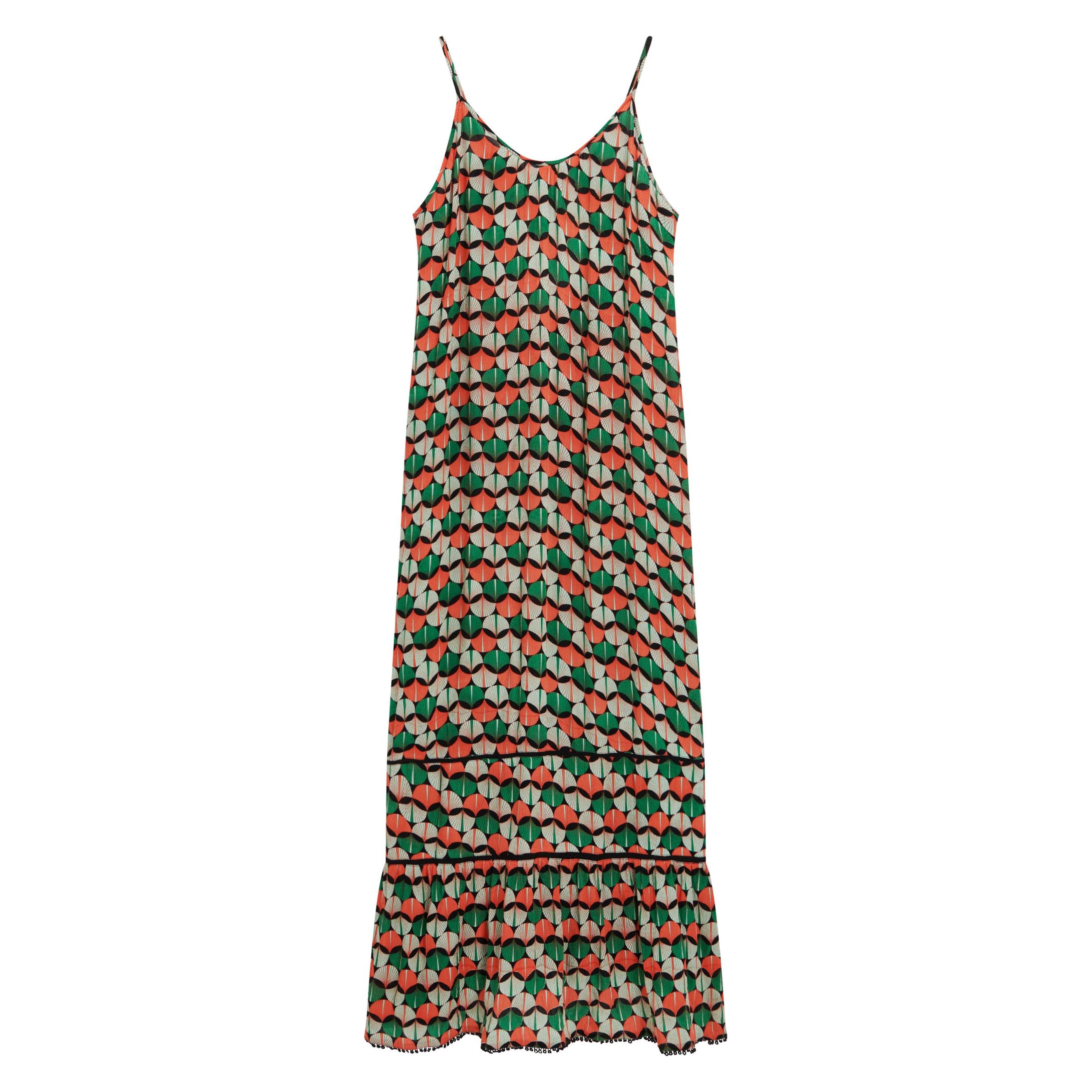 Superdry, Damen, Kleider, Maxi-Trägerkleid Für Den Strand, Orange, (12XL)