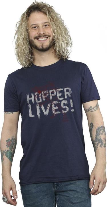 Actual product image Netflix Mens Stranger Things Hoppers Live T-Shirt (M)