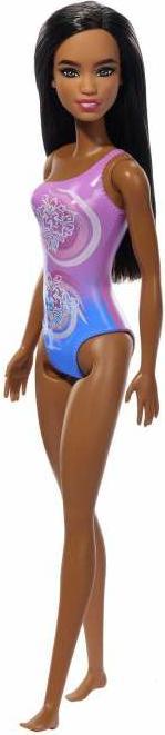 Immagine prodotto Barbie Mattel Κούκλα Beach Costume da bagno blu-viola για 3+ ετών HPV20