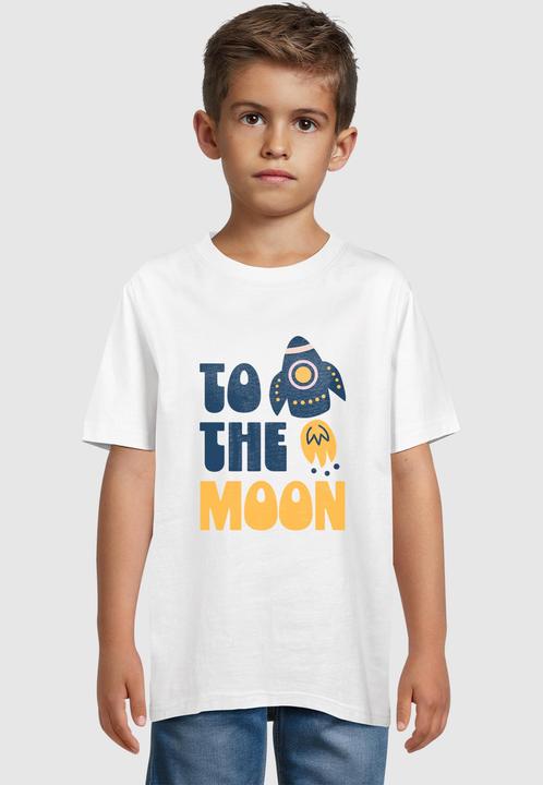 Produktbild Merchcode Kids To the Moon - Basic T-Shirt - 185087 (122, 128)