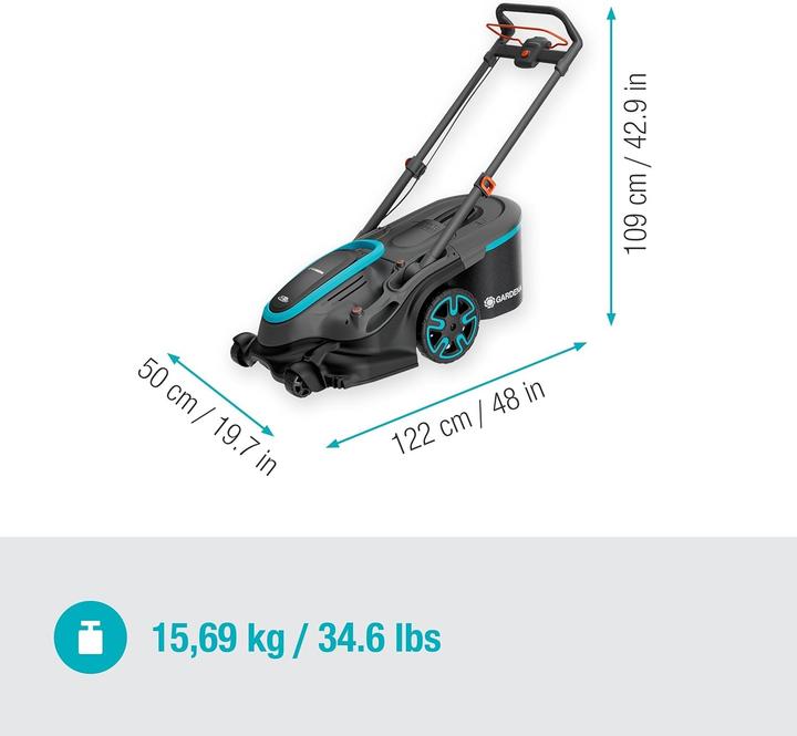 Produktbild Gardena Akku-Rasenmäher PowerMax Duo 46/36V P4A solo (Akkubetrieb)