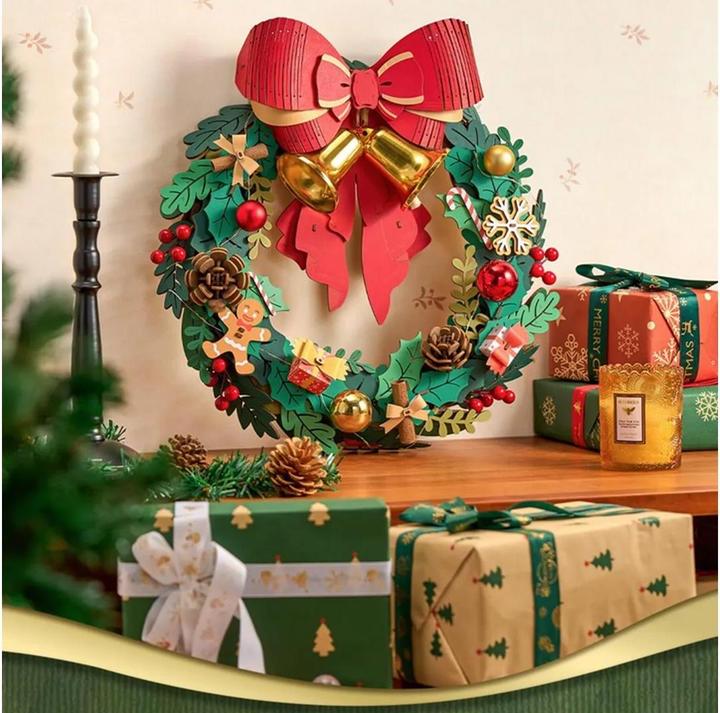 Image du produit Robotime Bausatz Christmas Wreath
