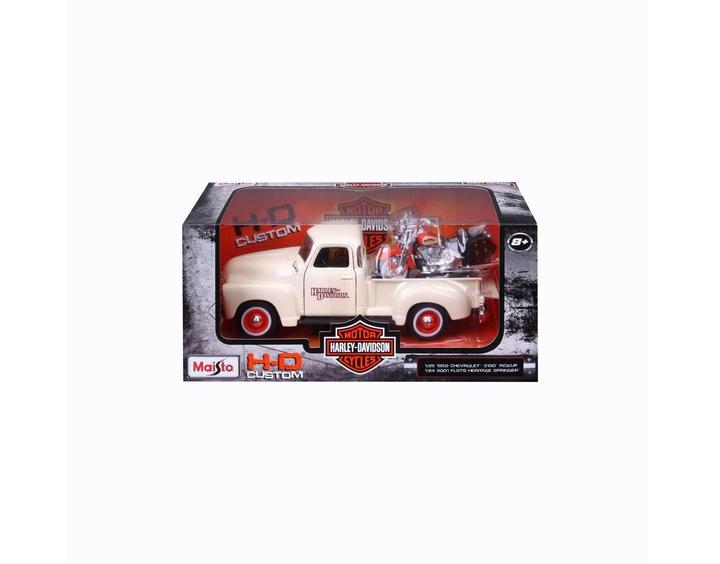 Produktbild Maisto Chevy Pickup + Harley Davidson Heritage