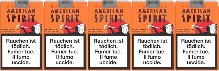 Actual product image Natural American Spirit Orange soft (10 pcs.)