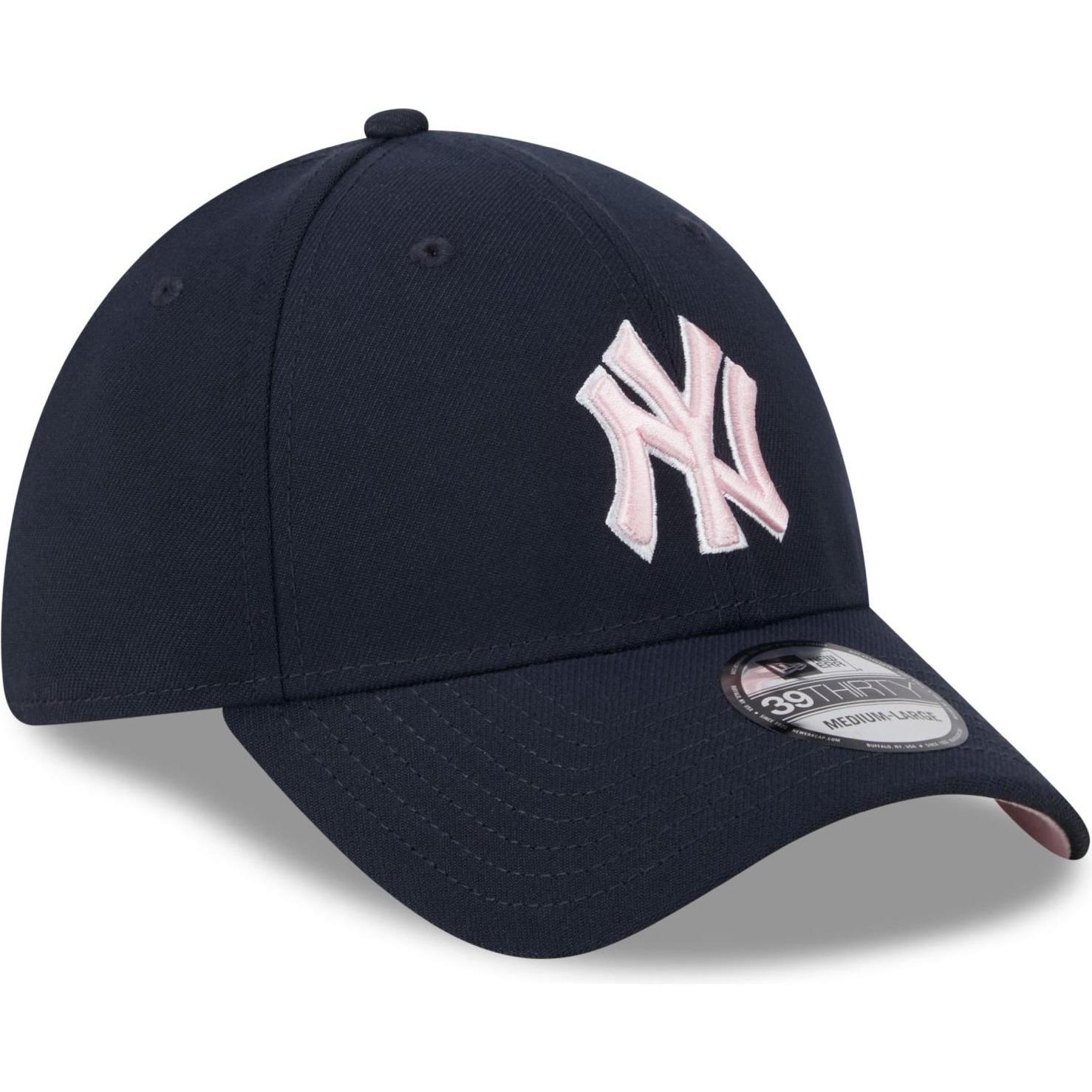 New Era, Herren, Cap, 39Thirty Cap - MOTHERS DAY New York Yankees - S/M, Blau, (M)