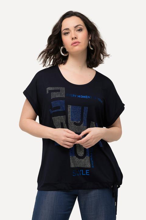 Produktbild Ulla Popken T-Shirt, Oversized, Rundhals, Halbarm, Saumband (42, 44)