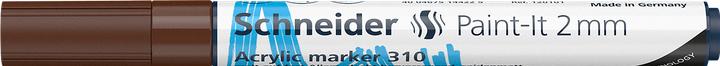 Valeurs nutritives et ingrédients Schneider Marqueur acrylique Paint-It 310 2mm brun (1 x)