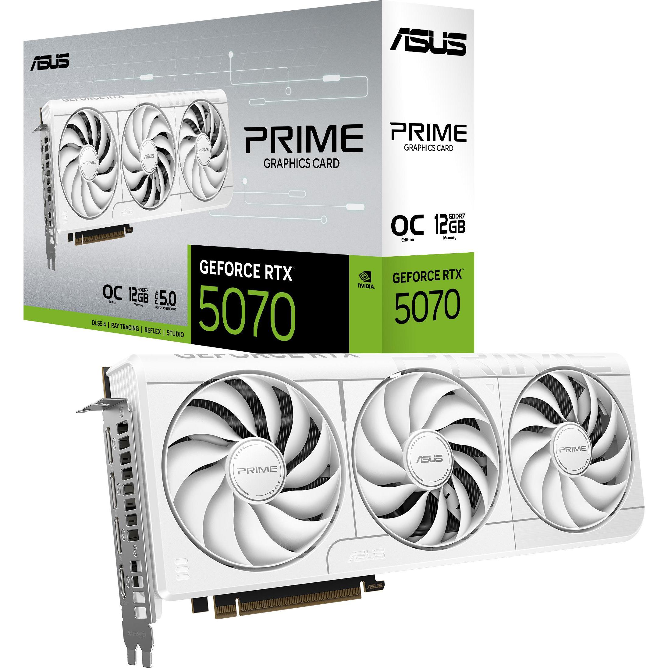 ASUS Prime GeForce RTX 5070 OC White (12 GB), Grafikkarte