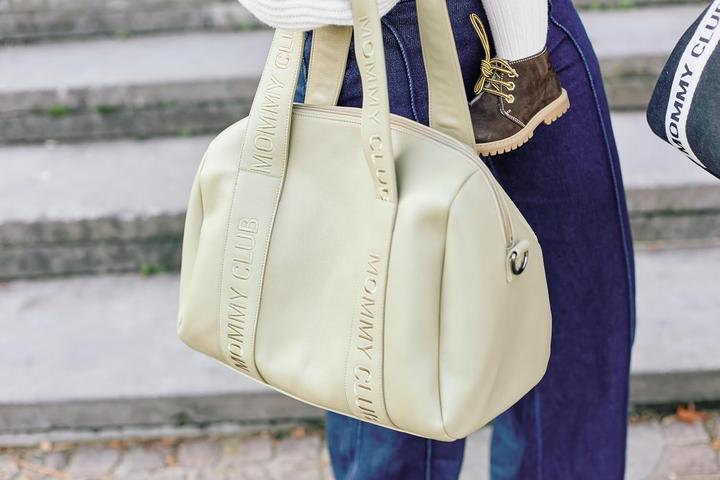 Actual product image Childhome Wickeltasche Mommy Club Signatur Leder grün