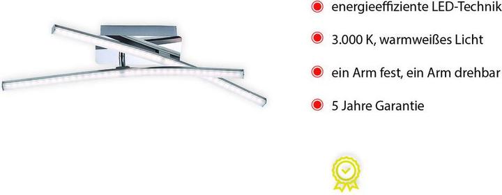 Produktbild Leuchten Direkt LEDDeckenleuchten Simon (1000 lm)