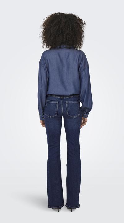 Actual product image Only ONLHENNI Hohe Taille Ausgestellt Jeans Schlaghosen-Jeans (30)