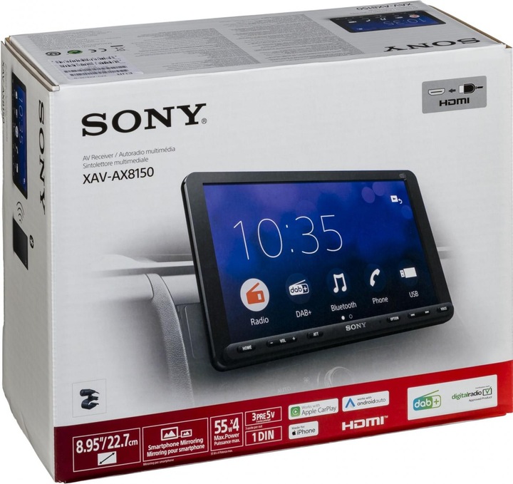 Produktbild Sony XAV-AX8150 Autoradio (Android Auto, Apple Carplay)