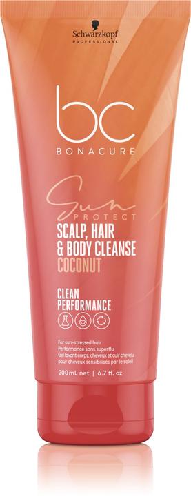Immagine prodotto Schwarzkopf BC Sun Protect - Scap, Hair & Body Cleanse Coconut (200 ml, Shampoo liquido)