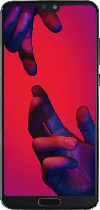 Produktbild OEM Display-Einheit + Rahmen für Huawei P20 schwarz, ohne Logo (Display, Huawei P20)