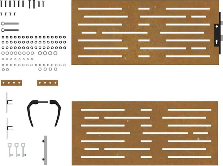 Produktbild vidaXL Gartentor
