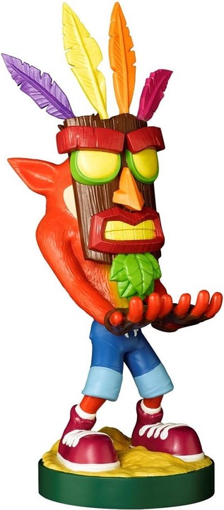 Actual product image Exquisite Gaming Crash Bandicoot: Crash Aku Cable Guy (PC, Mac, Xbox Series X, Xbox One S, Xbox 360, PS4, PS5, Switch)