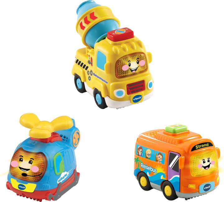 VTech Set Tut Tut Baby Flitzer - carrozza, elicottero, betoniera