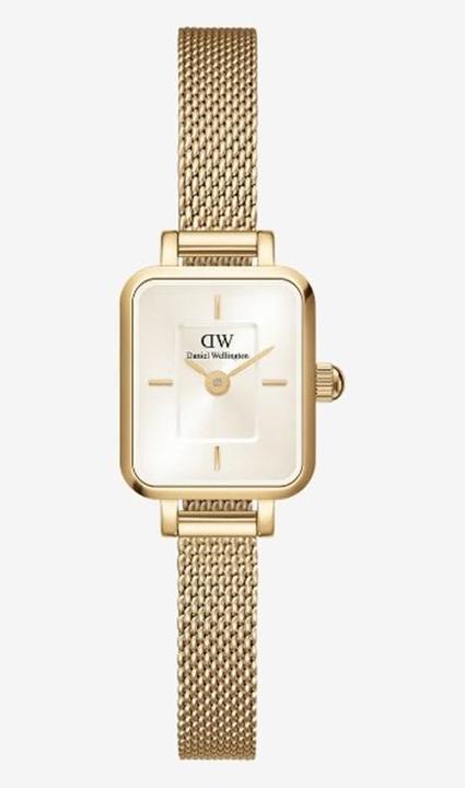 Actual product image Daniel Wellington Quadro Mini Evergold Champagne Gold (Analogue wristwatch, 15.50 mm)