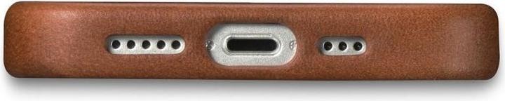 Actual product image iCarer Oil Wax Premium Leather Case iPhone 14 Plus Magnetic Leather Case with MagSafe Brown (WMI1422 (Apple iPhone 14 Plus)