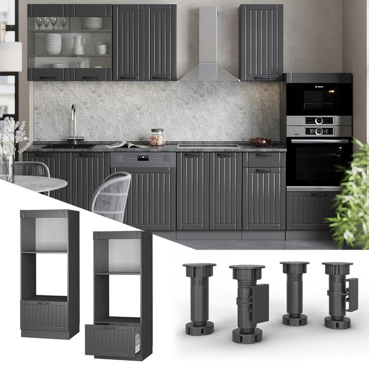 Produktbild Vicco Mikrowellenschrank Fame-Line (60 x 58.10 x 153.60 cm)