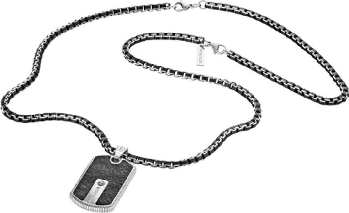 Immagine prodotto Police Collana ibrida (Acciaio inossidabile, Cuoio, 70 cm)