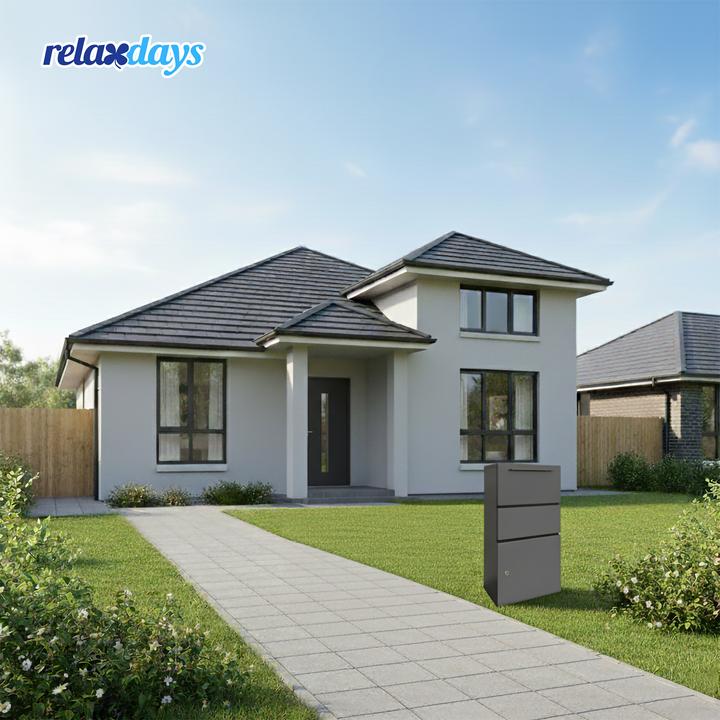 Actual product image Relaxdays parcel box