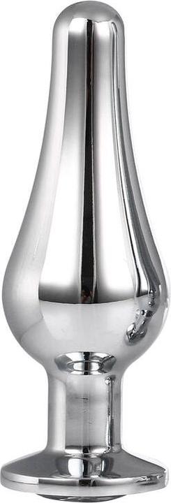 Actual product image Dream Toys Gleaming Love Anal Plug Silver 9 cm