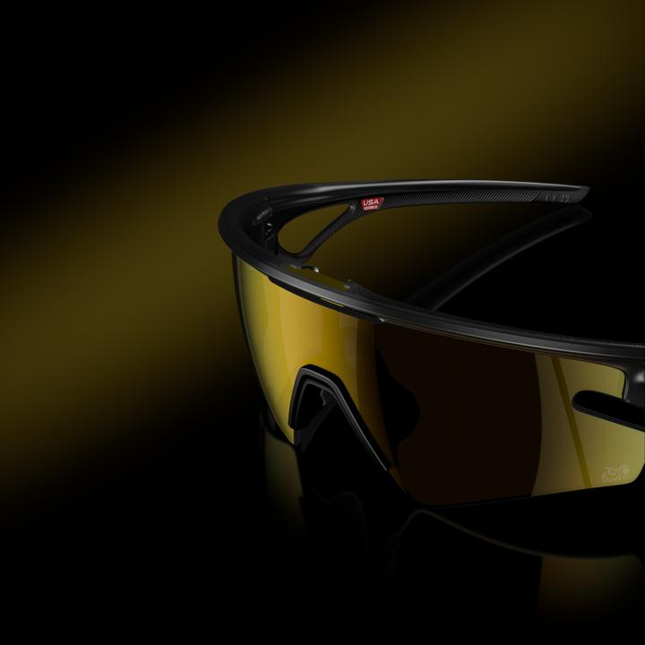 Actual product image Oakley Sphaera Slash - Radbrille (Tour de France Matte Black Ink, Prizm 24K polarised, Prizm 24k polarized)