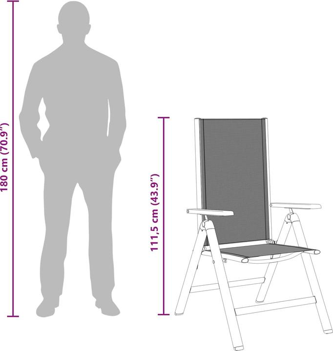 Produktbild vidaXL Klappsessel