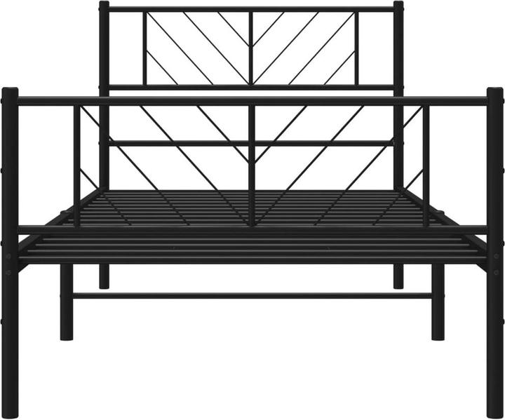 Produktbild vidaXL Metall Bettgestell (100 x 190 cm)