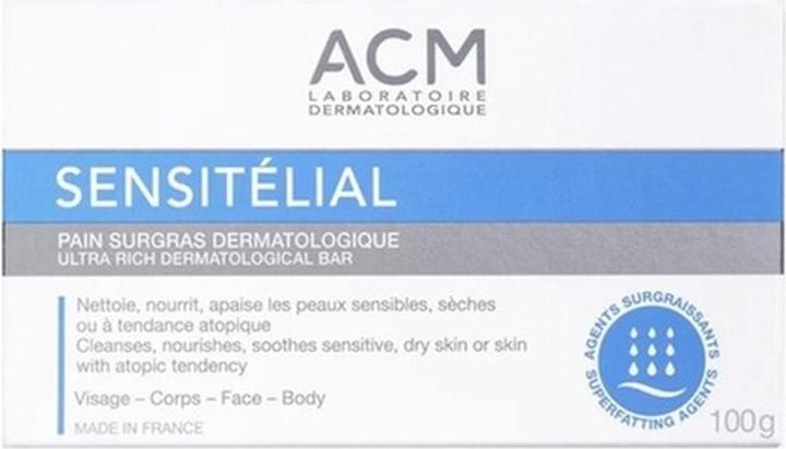 Produktbild Markenlos Laboratoire ACM Sensitelial Dermatological Wash Bar 100g - Extra Gentle (Hartseife, 100 g)
