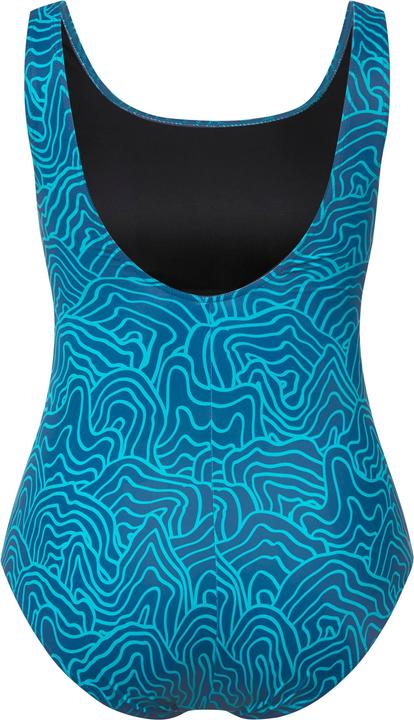 Produktbild Ulla Popken Badeanzug, Linien, ohne Softcups, Unterbrustband (62)