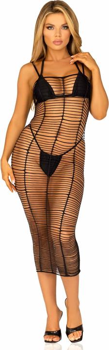 Actual product image Leg Avenue Horizontal Mesh Maxi Dress Unit Size (One size)