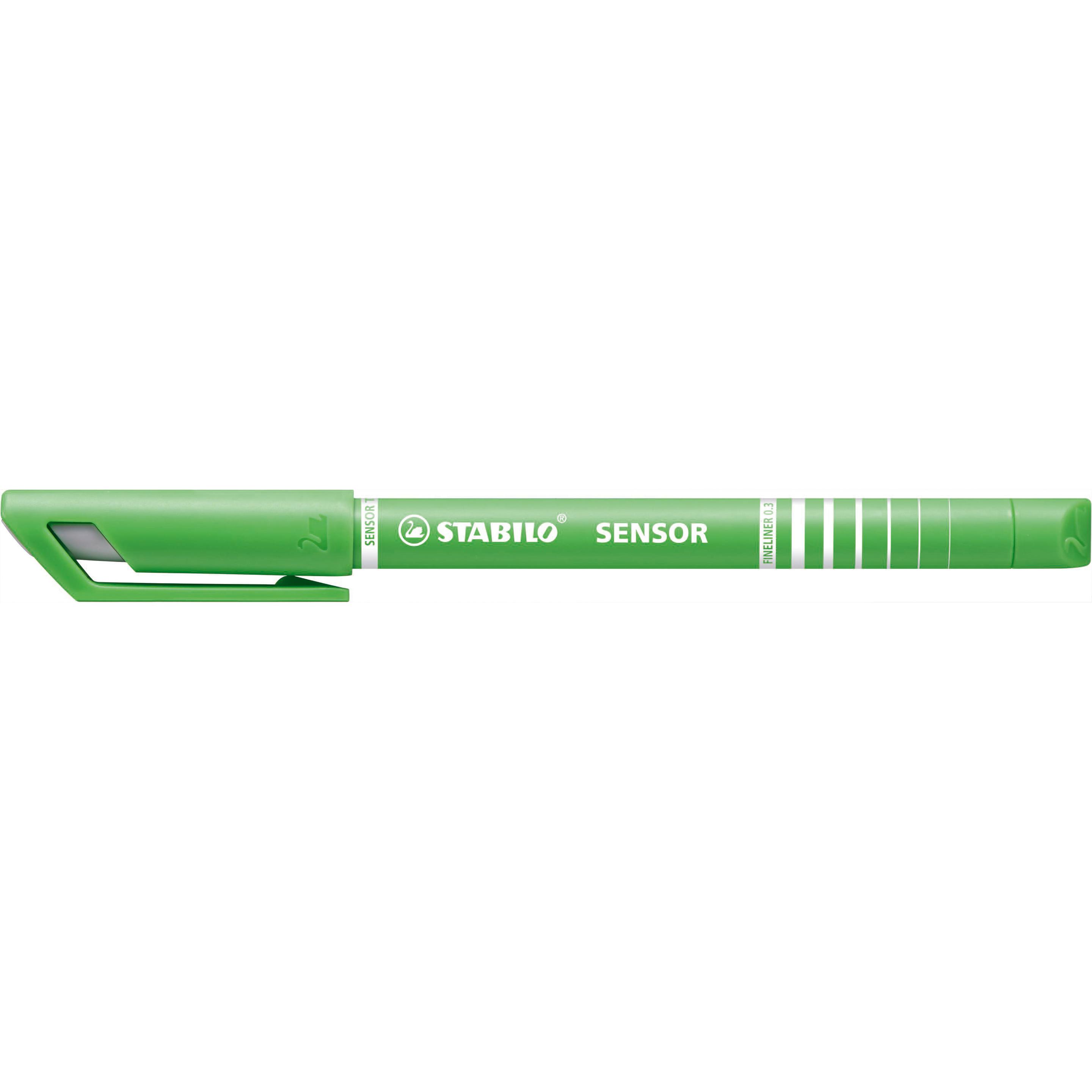 STABILO, Penne, Sensor (Verde, 1 x)