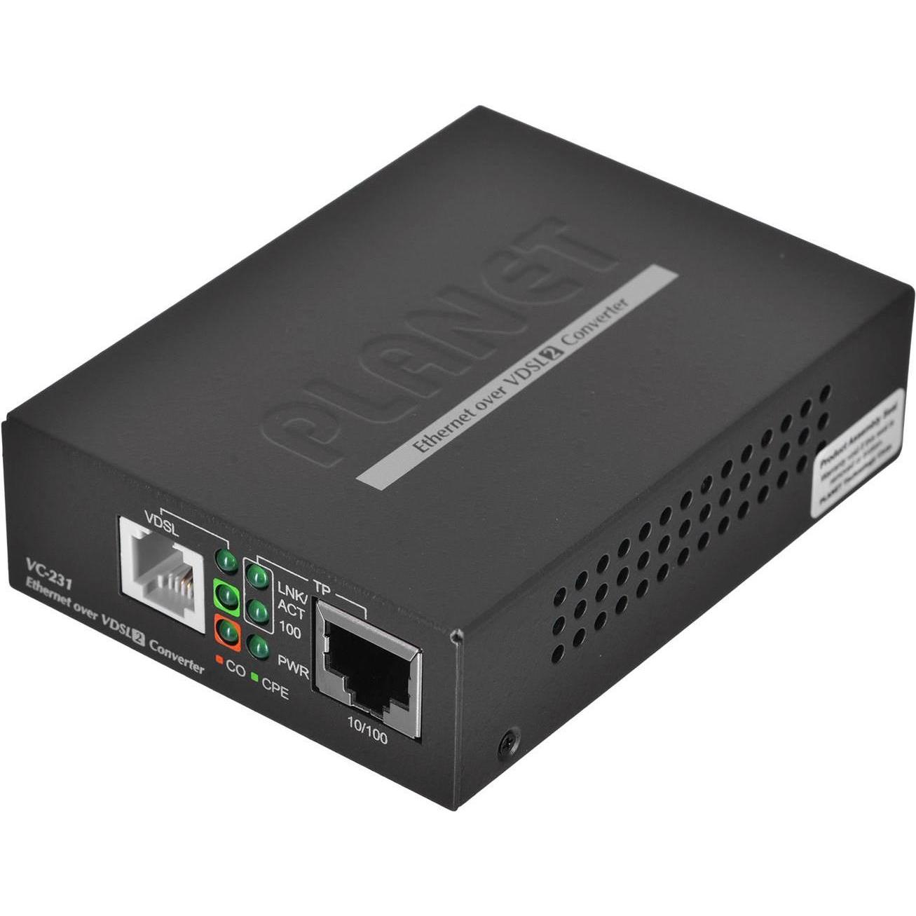 Planet VC-231-Konverter 1 x RJ-11 VDSL2, 1 RJ-45, 30A, Data Converter