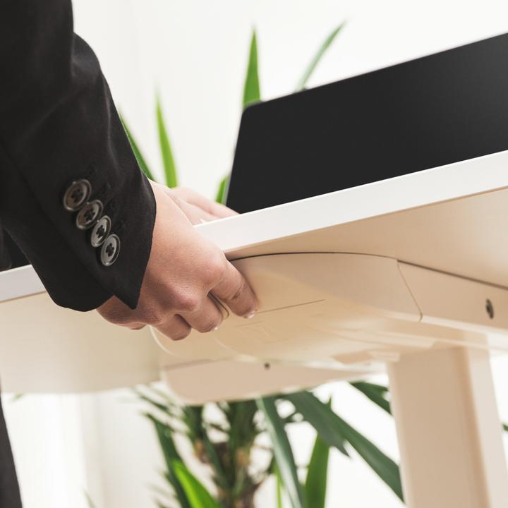 Produktbild Yaasa Desk One - Höhenverstellbarer Sitz-/Stehtisch (91 x 51 x 120 cm)