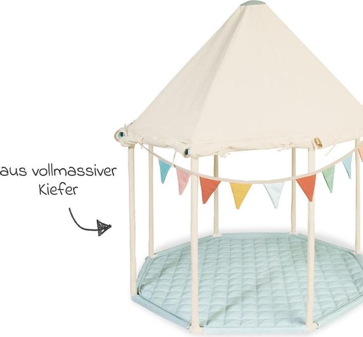 Actual product image Pinolino Zelt Pavillon Yuma mit Fenster, Bodenplatte