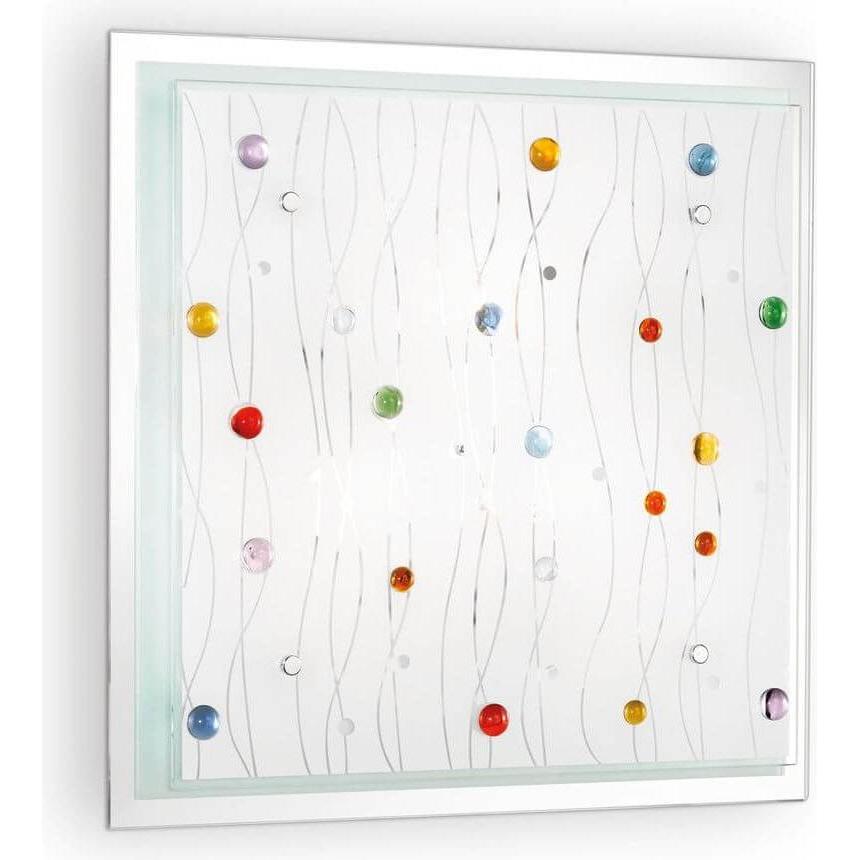 Ideal lux, Wandleuchte + Deckenleuchte, OCEAN Deckenleuchte E27 3-fach dimmbar Bunt 091013 (E27)