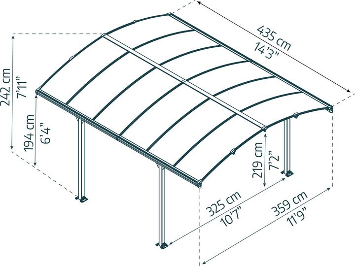 Produktbild Palram Arcadia 4300