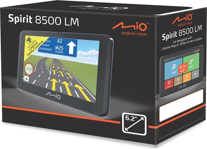 Actual product image Mio Spirit 8500 LM (6.20")