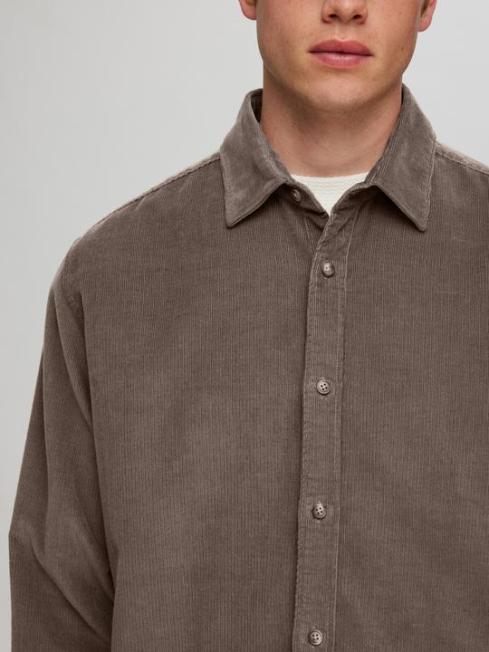 Actual product image Selected Corduroy shirt (S)