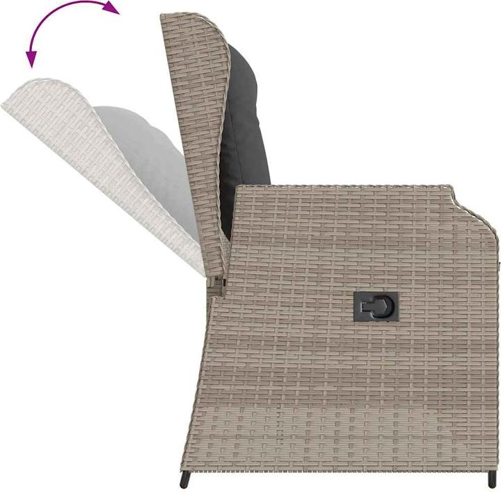 Image du produit vidaXL Ensemble salon de jardin 10 pièces avec coussins