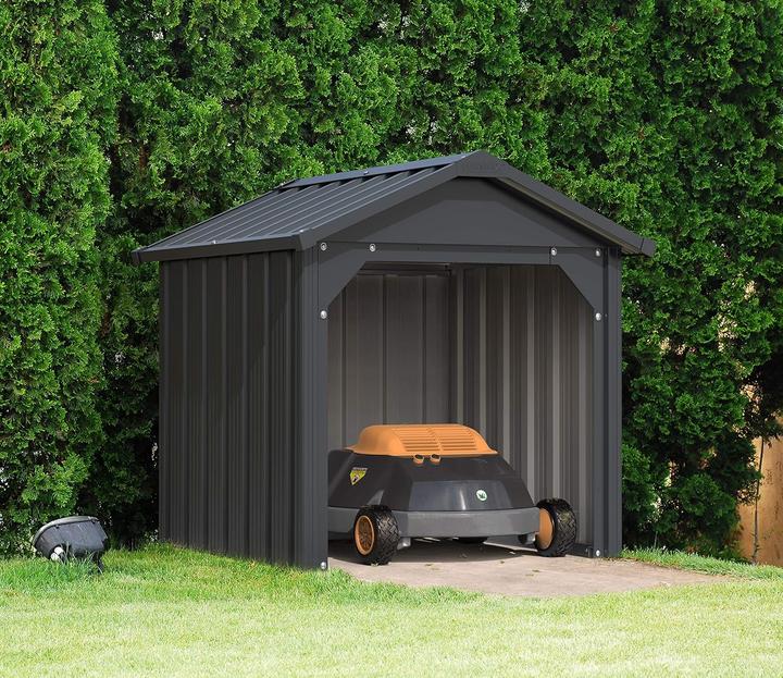 Produktbild Duramax Metall Mähroboter Garage Rasenmäher