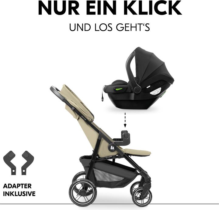 Actual product image Hauck Shop N Care Travel Set Olive