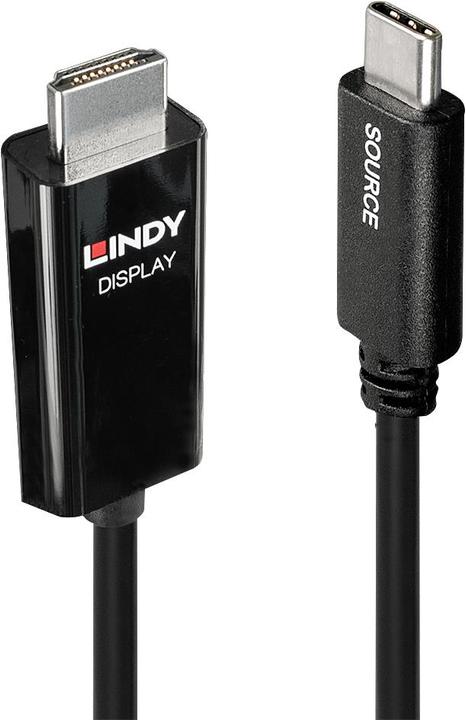 Produktbild Lindy USB Typ C — HDMI (Typ A) (1 m, USB Typ C, HDMI, 2.0)