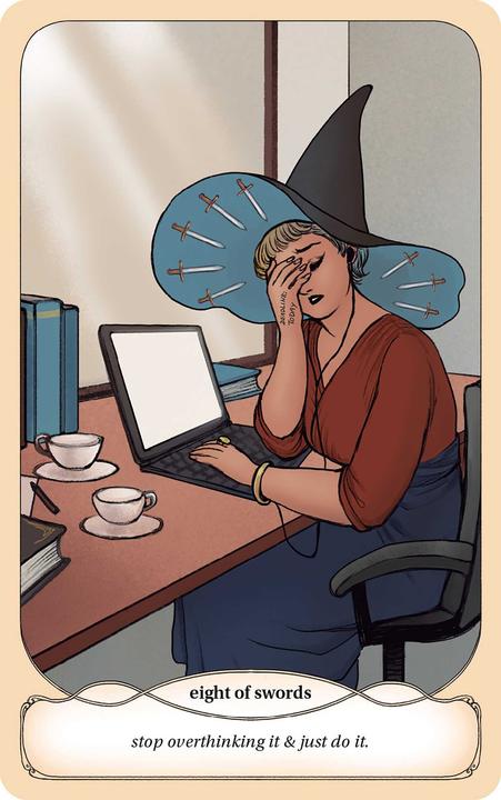 Image du produit Cozy Witch Tarot Deck and Guidebook (Anglais, Amanda Lovelace, 2023)